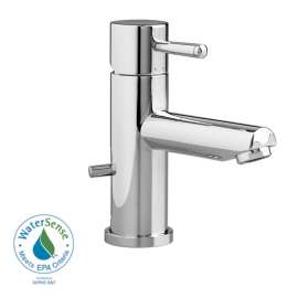 Monoblock Lavatory Faucet with Metal Pop-Up Drain