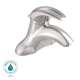 7385000.295 Centerset Lavatory Faucet with Metal Speed Connect Pop-Up Drain in Satin