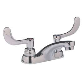 Commercial Centerset 0.5 GPM Faucet with Wrist Blade Handles in Chrome