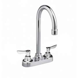 Centerset Lavatory 0.5 GPM Faucet with Lever Handles in Chrome