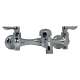 Exposed Yoke Wall Mount Service Sink Faucet with Vandal - Resistant Handles and 3