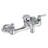 Exposed Yoke Wall Mount Service Sink Faucet with Vandal - Resistant Handles and 3