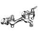 Exposed Yoke Wall Mount Service Sink Faucet with Vandal - Resistant Handles and 3
