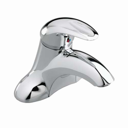 Centerset Lavatory Faucet with Metal Speed Connect Pop-Up Drain in Chrome