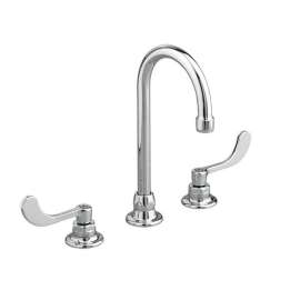 Widespread 0.35 GPM Faucet with Wrist Blade Handles in Chrome