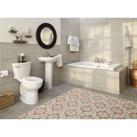 1.2 GPM Two-Handle Centerset Bathroom Faucet with Non-Metal Speed Connect Pop-up Drain in Brushed Nickel