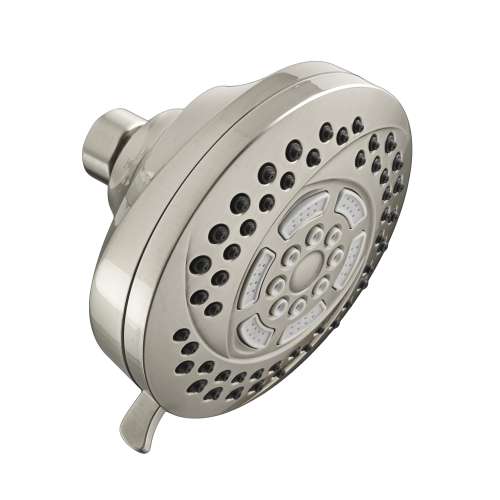 HydroFocus 6-Function Shower Head in Brushed Nickel