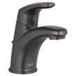 1-Handle Single-Hole Bathroom Faucet with Pop-Up Drain in Legacy Bronze
