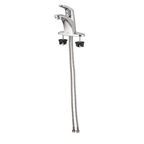 1-Handle Centerset Bathroom Faucet with 50/50 Drain in Polished Chrome
