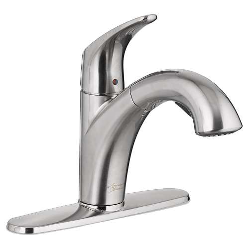 Colony Pro 1-Handle Kitchen Faucet with Pull-Out Spray in Stainless Steel