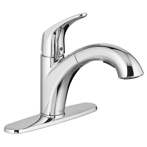 Colony Pro 1-Handle Kitchen Faucet with Pull-Out Spray in Polished Chrome