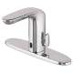 0.5 GPM Battery Powered Bathroom Faucet with SmarTherm in Polished Chrome