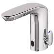 0.35 GPM Battery Powered Bathroom Faucet with SmarTherm in Polished Chrome