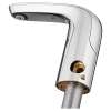 0.5 GPM Battery Powered Bathroom Faucet with Above Deck Mixing in Polished Chrome