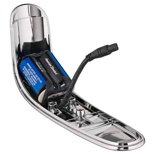 0.35 GPM Battery Powered Bathroom Faucet with Above Deck Mixing in Polished Chrome