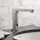 0.5 GPM Deck Mounted Electronic Bathroom Faucet with Touch-Free Sensor in Polished Chrome