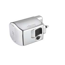 Side Mount Retrofit for Manual Flush Valve for Manual Piston-Operated Flush Valves in Polished Chrome