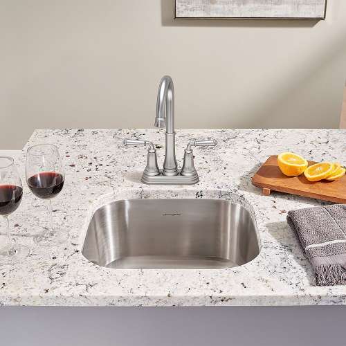 Delancey Centerset Bar Sink Faucet in Stainless Steel