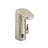 1.5 GPM Battery Powered Bathroom Faucet with Above Deck Mixing in Brushed Nickel