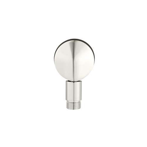 Round Wall Supply Elbow for Hand Showers in Polished Nickel