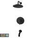 Studio S Tub and Shower Trim Kit with Water-Saving Shower Head and Cartridge, in Matte Black
