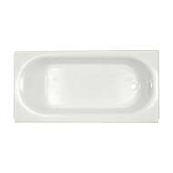 2391.202.020 Americast Bath 60-in x 30-in with Intergral Apron, Right Hand Outlet, and Tiling Flange