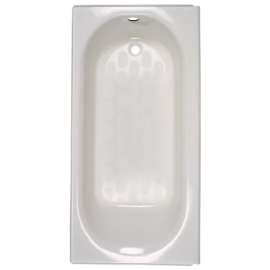 60-in. x 34-in. Integral Apron Bathtub with Right Hand Drain and Tub Cover in White
