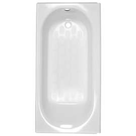 2391.202ICH.020 Americast Bath 60-in x 30-in with Intergral Apron, Right Hand Outlet, and Tiling Flange