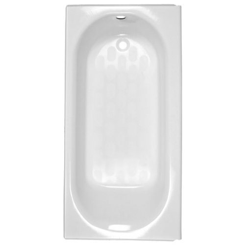Americast Bath 60-in x 30-in with Intergral Apron, Right Hand Outlet, and Tiling Flange