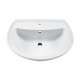 0236.001.020 Pedestal Lavatory Top with Single Faucet Hole without Pedestal Leg in White