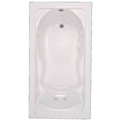 2772018WC.020 Cadet Acrylic 60-In X 42-In Drop-In Whirpool Bathtub