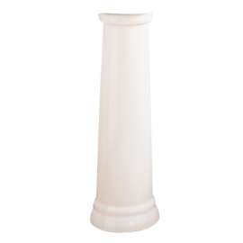 0066.000.020 Pedestal Leg in White
