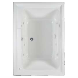Town Square Acrylic 60-In X 42-In Drop-In Whirpool Bathtub