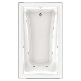 3575.048WC.020 Green Tea Acrylic 72-In X 42-In Drop-In Whirpool Bathtub