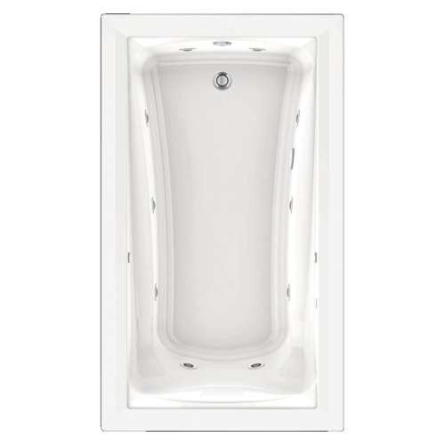 3575.048WC.020 Green Tea Acrylic 72-In X 42-In Drop-In Whirpool Bathtub