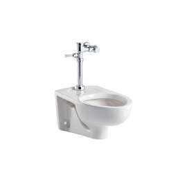 2856.128.020 Afwall Millennium Commercial Toilet With Manual Flushing Valve Combo
