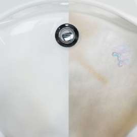 Everclean Oval Sink in White