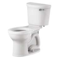 Champion(R) PRO Two-Piece 1.28 gpf/4.8 Lpf Chair Height Round Front Right-Hand Trip Lever Toilet Less Seat, 211BA105.020
