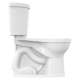 Champion(R) PRO Two-Piece 1.28 gpf/4.8 Lpf Chair Height Round Front Right-Hand Trip Lever Toilet Less Seat, 211BA105.020