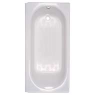 Princeton(R) Americast(R) 60 x 30-Inch Integral Apron Bathtub With Left-Hand Outlet, 2390202.020