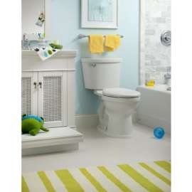 Two-Piece Right-Height Elongated 1.6 GPF Toilet with Right Hand Trip Lever and 12-in Rough-In