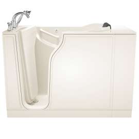 3052.609.AL-M As Walk In Tubs 30-in. x 52-in. Walk-In Air Spa Bathtub with Left-Hand Drain and Tub Faucet