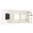 3052.609.CRL As Walk In Tubs 30-In X 52-In Walk-In Air Spa And Whirlpool Massage Bathtub With Right Hand Drain