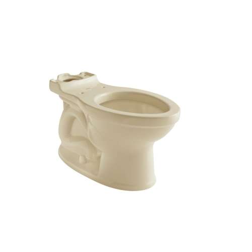 Right Height Elongated Toilet Bowl Only, in Bone