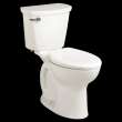 Right Height Elongated 1.28 Gpf 2-Piece Toilet, in White