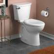 Right Height Elongated 1.28 Gpf 2-Piece Toilet, in White
