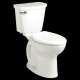 215BA104.020 Right Height Round Front 1.28 Gpf 2-Piece Toilet, in White