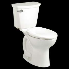 Right Height Round Front 10 Inch Rough-In 1.28 Gpf 2-Piece Toilet