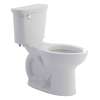Compact Right Height Elongated 1.28 Gpf 2-Piece Toilet, in Linen