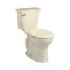 Right Height Round Front 1.6 Gpf 2-Piece Toilet, in Bone